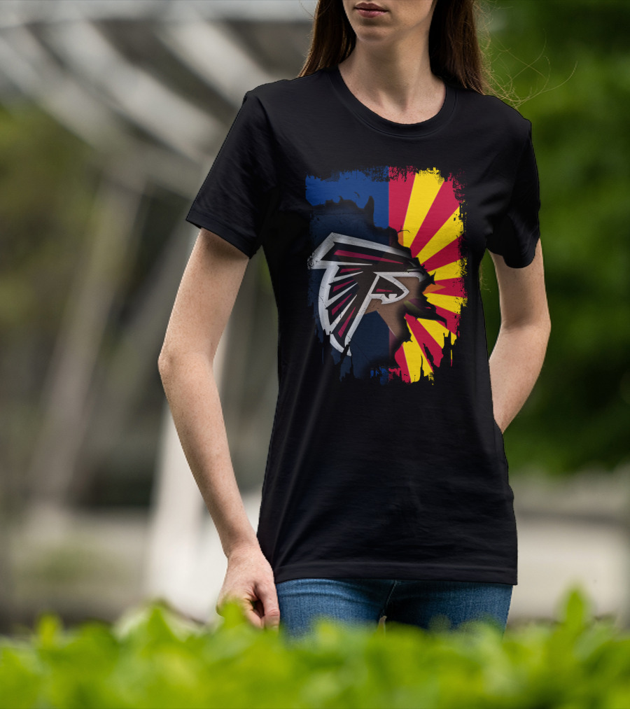Arizona Pride With Falcons Logo Integration T-Shirt