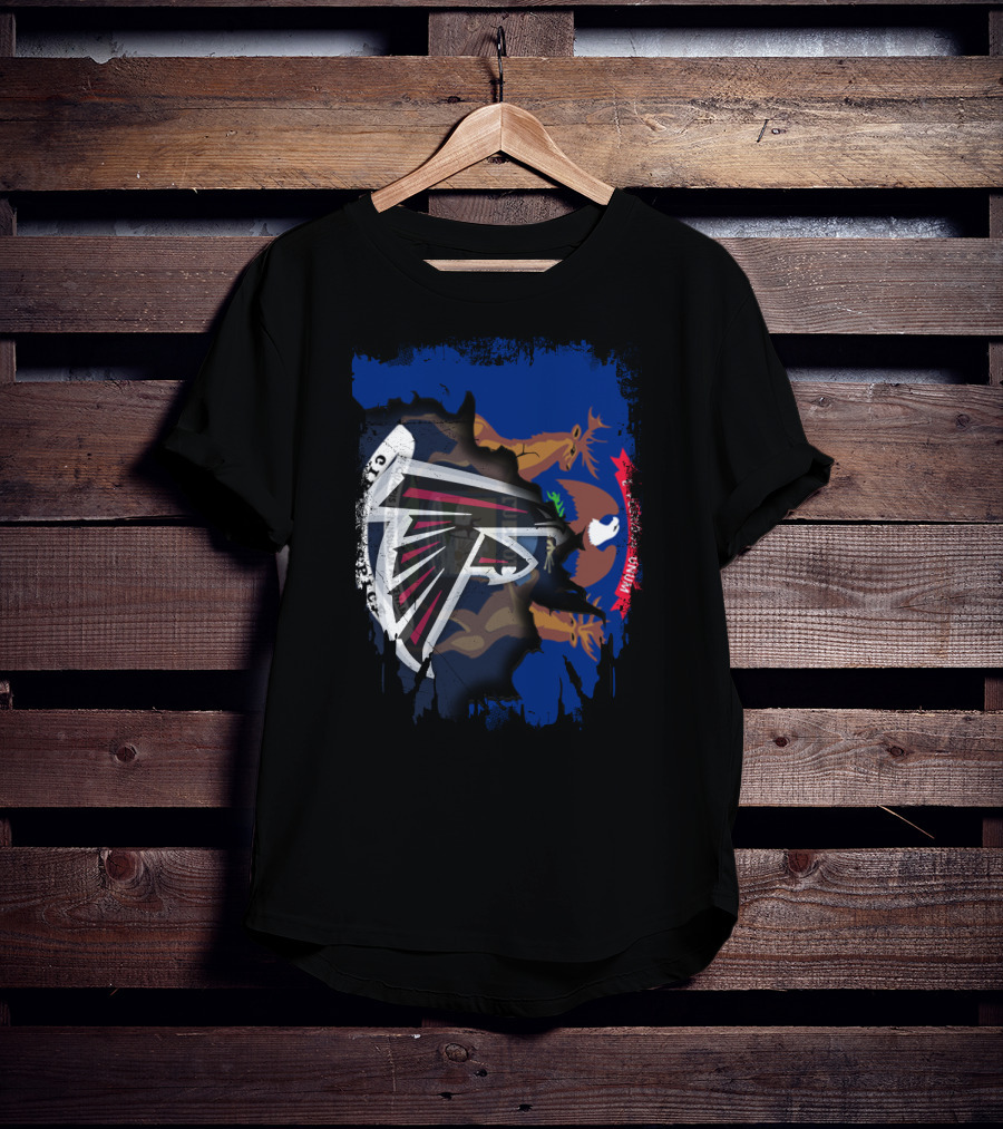 Together Michigan With Atlanta Falcons And State Flag T-Shirt