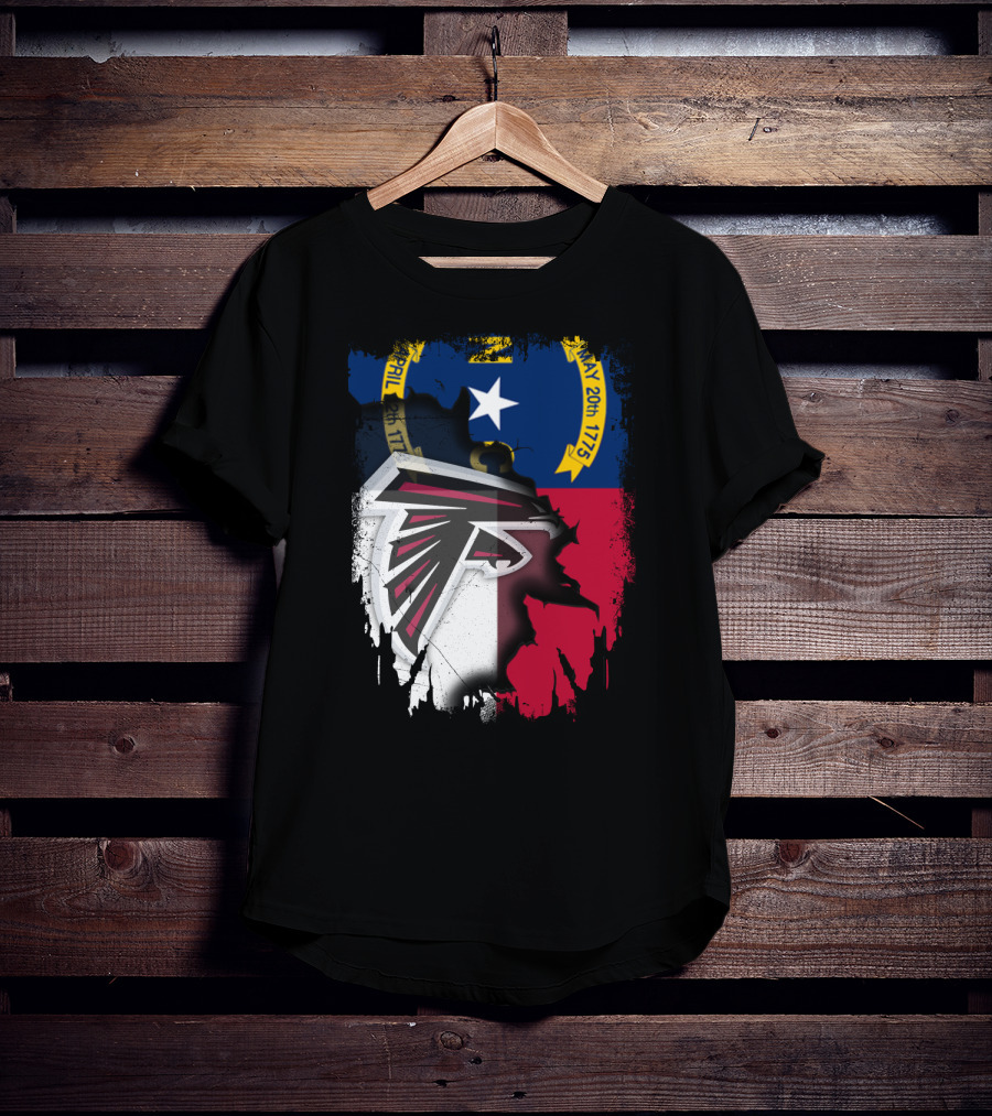 North Carolina Flag Falcons Emblem Unity T-Shirt