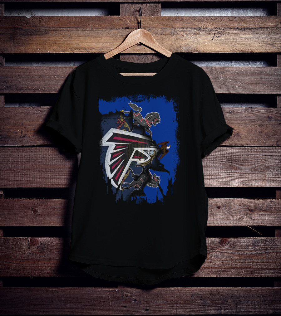 Together Pennsylvania Falcons Coat Of Arms Logo Collaboration T-Shirt