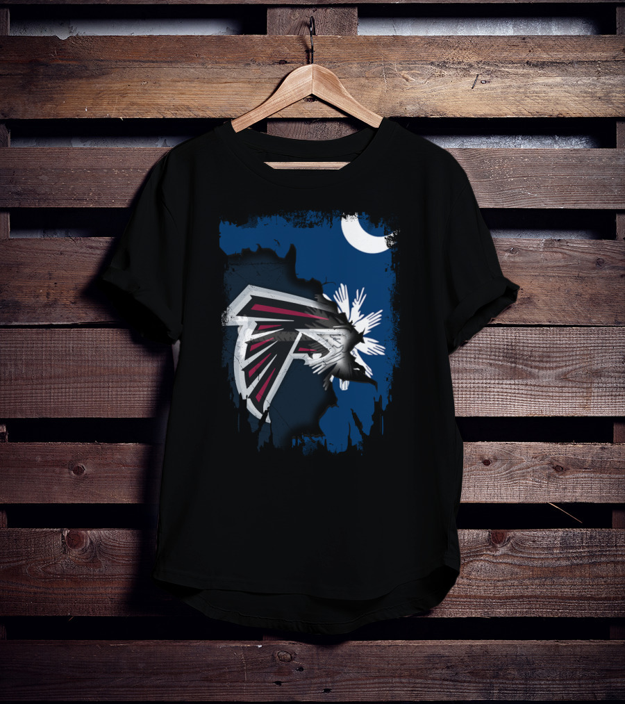 Together South Carolina Falcons Logo With Crescent And Palmetto Tree T-Shirt