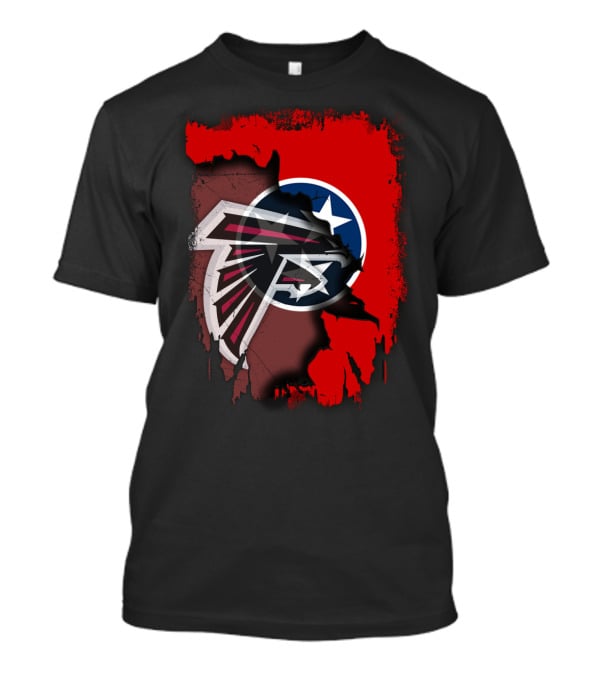 Together Tennessee Falcons State Flag Fusion T-Shirt