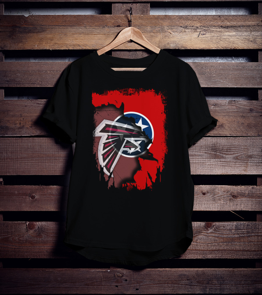 Together Tennessee Falcons State Flag Fusion T-Shirt