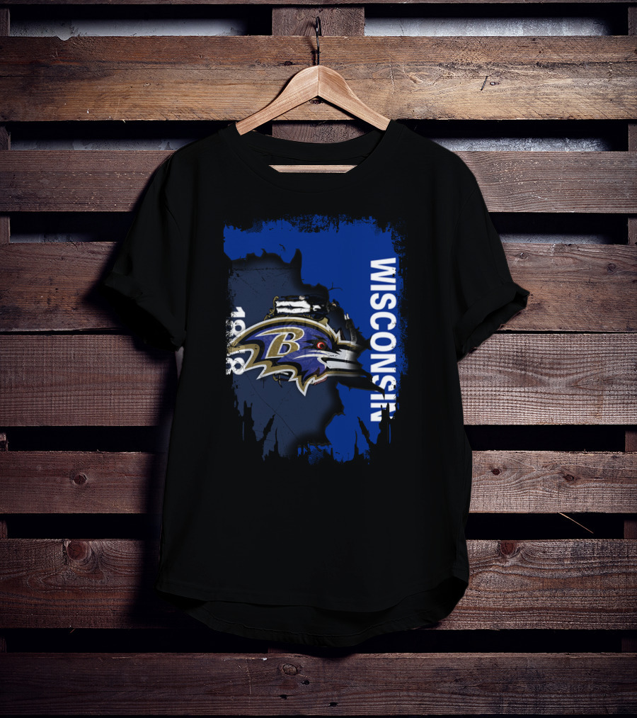 Wisconsin 1996 Ravens T-Shirt