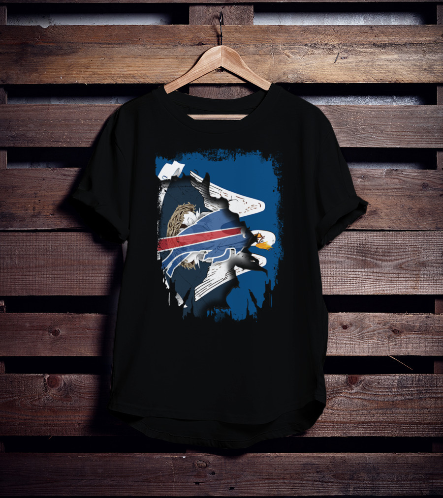 Together Louisiana With Buffalo Bills And Pelicans T-Shirt