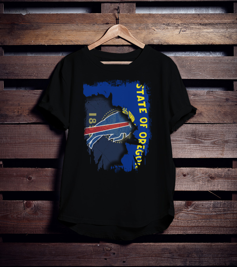 STATE OF OREGON 1859 Buffalo Bills T-Shirt