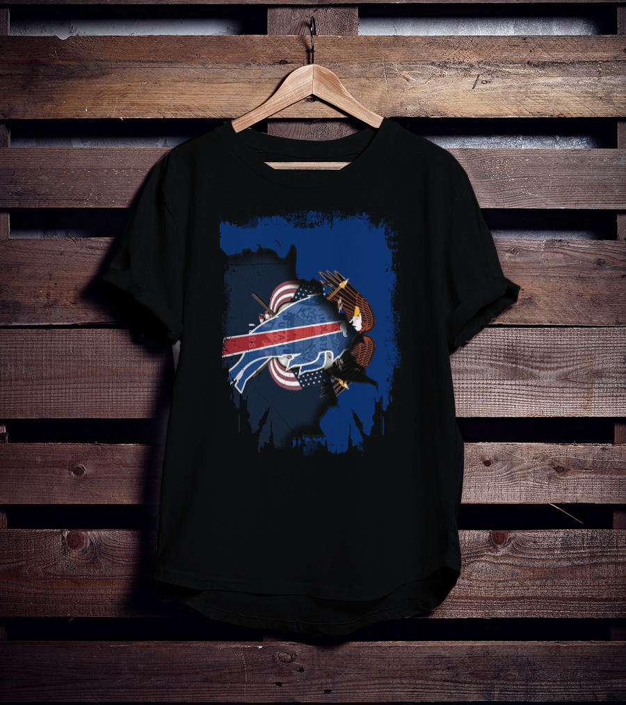 Utah United With Patriotic Buffalo Eagles T-Shirt