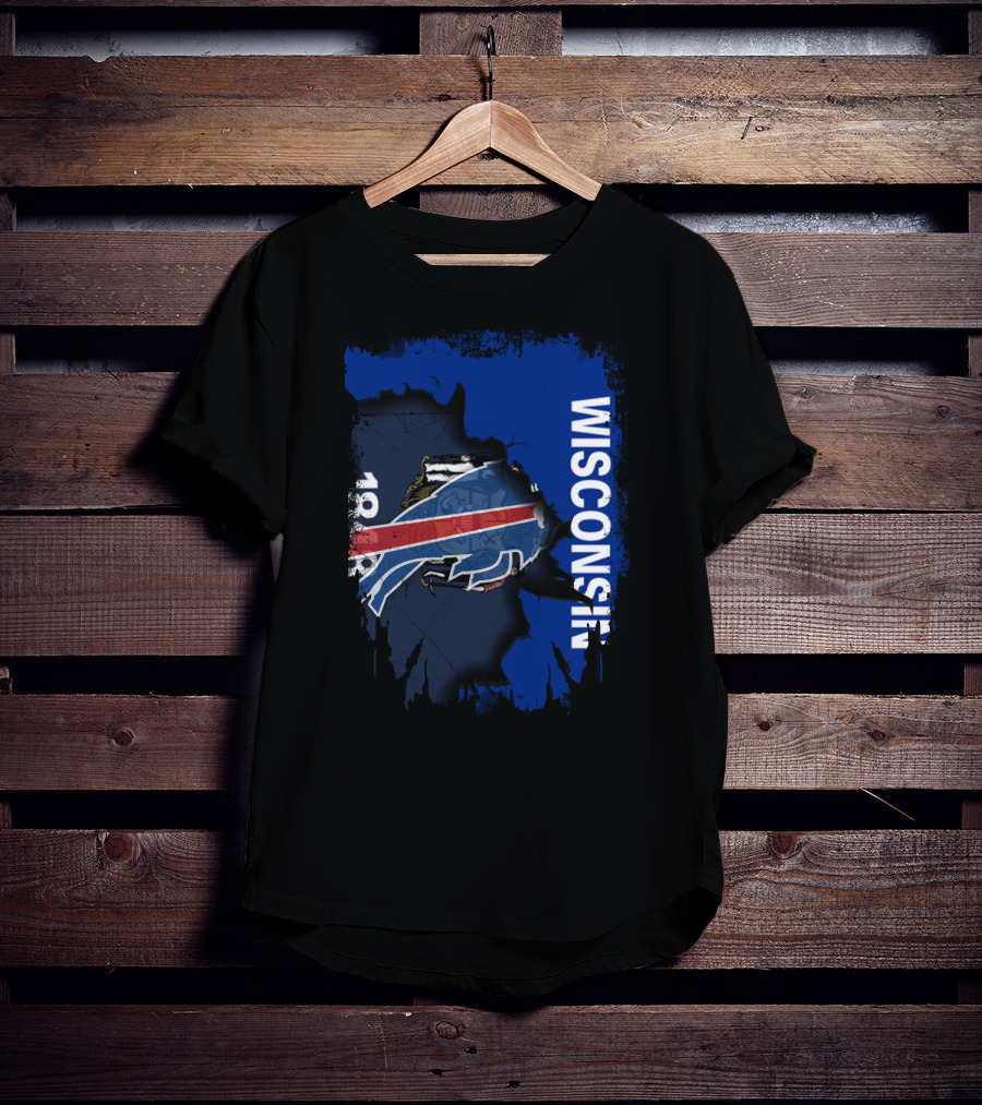 Wisconsin Together With Bills 1876 T-Shirt