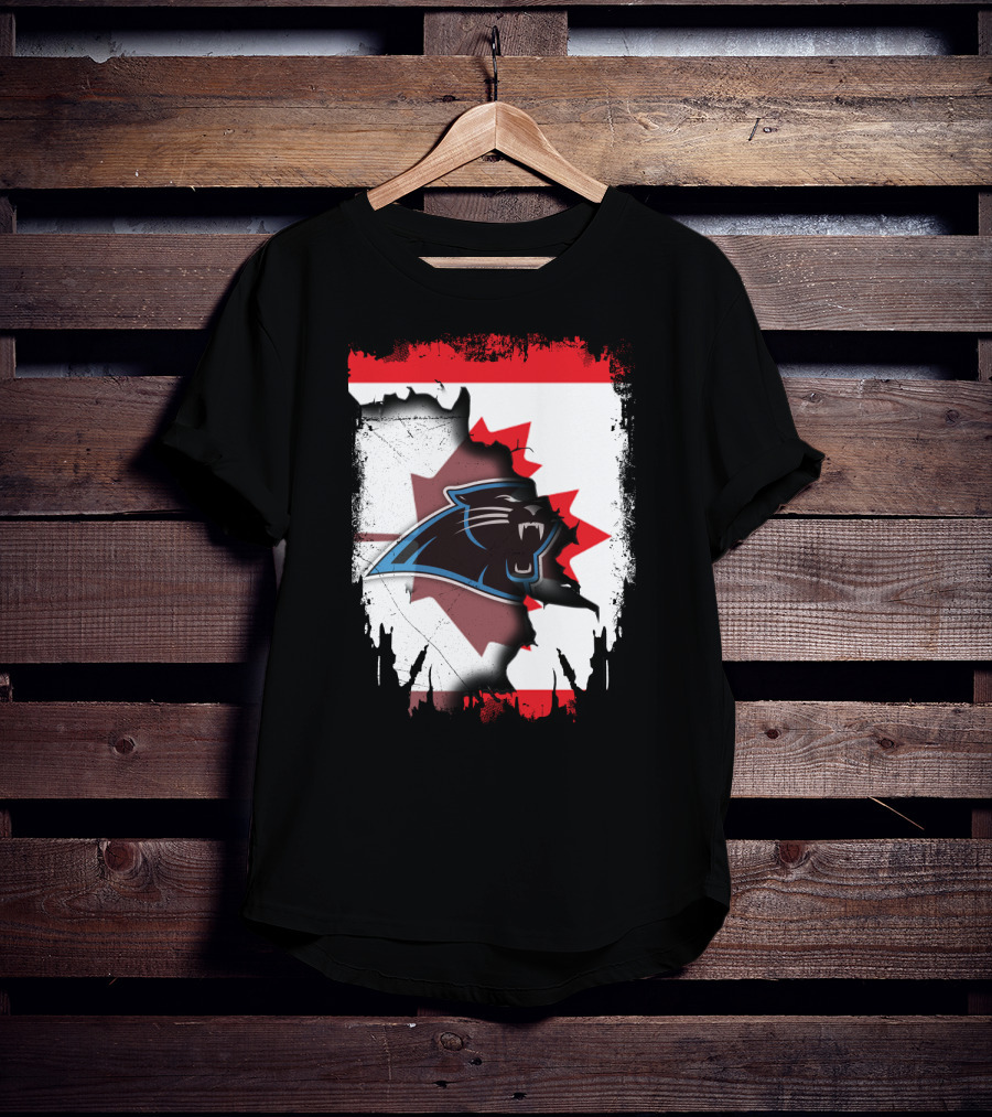Together Canada With Carolina Panthers T-Shirt