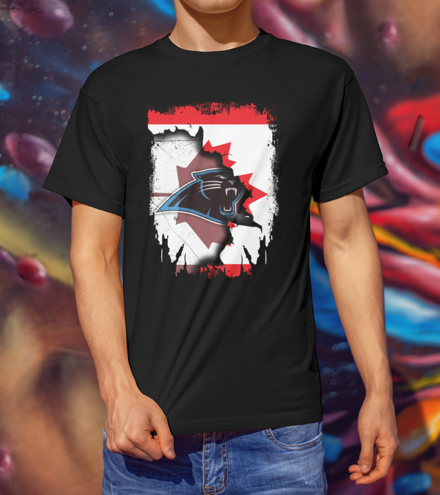 Together Canada With Carolina Panthers T-Shirt