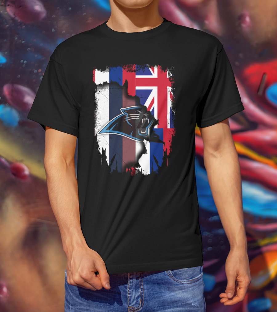 Together Hawaii Panthers Union Flag Fusion T-Shirt