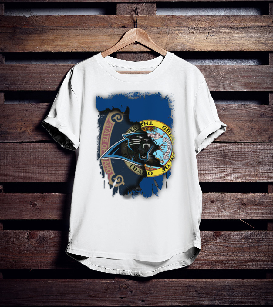 Idaho State Pride With Carolina Panthers T-Shirt