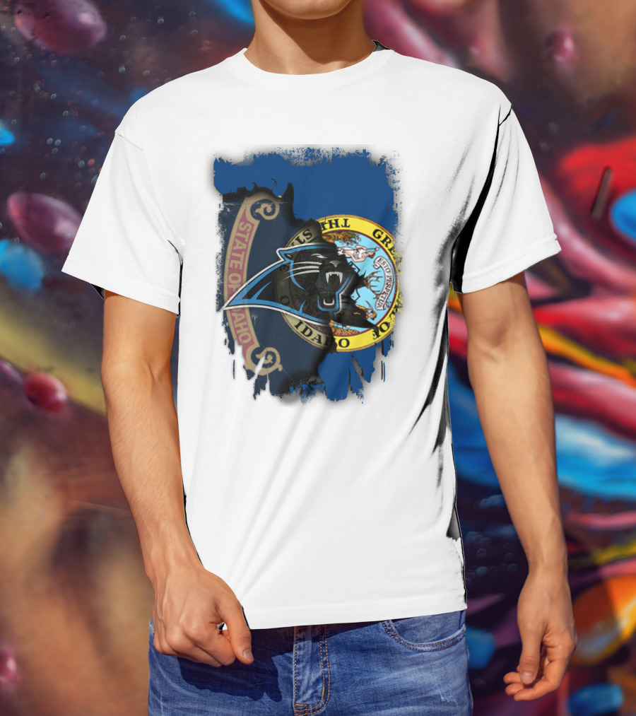 Idaho State Pride With Carolina Panthers T-Shirt