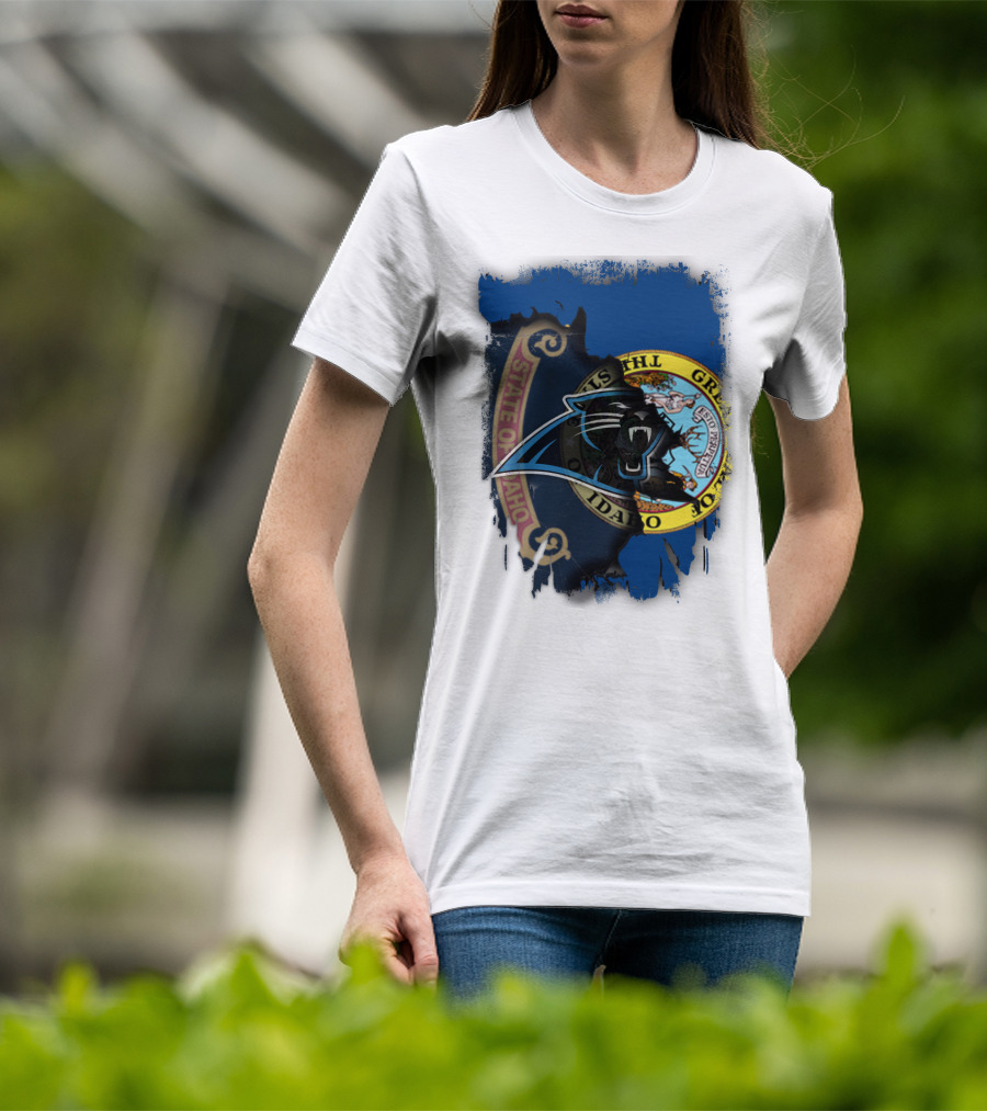 Idaho State Pride With Carolina Panthers T-Shirt