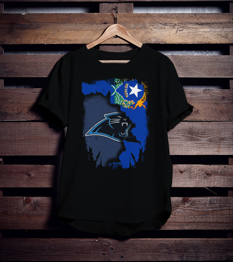 Nevada Panthers Collaboration With State Flag Elements T-Shirt
