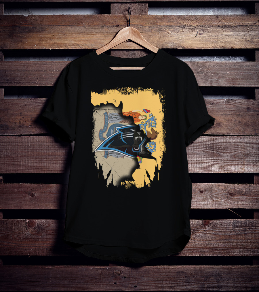 Panthers New Jersey State Emblem Fusion T-Shirt