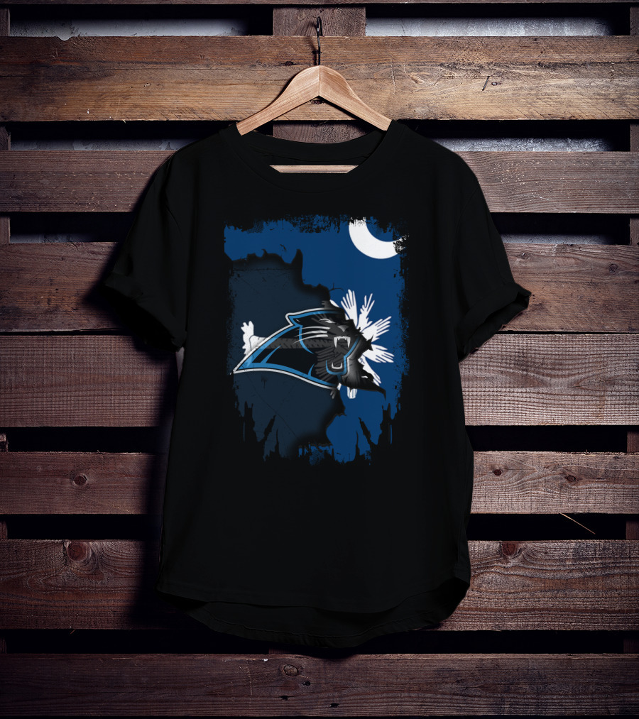 Together South Carolina Panthers Moon Palmetto T-Shirt