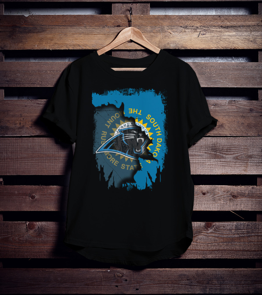 South Dakota Rushmore State With Panthers T-Shirt