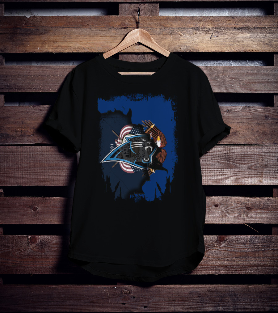Together Utah Panthers American Flag Eagle Fusion T-Shirt