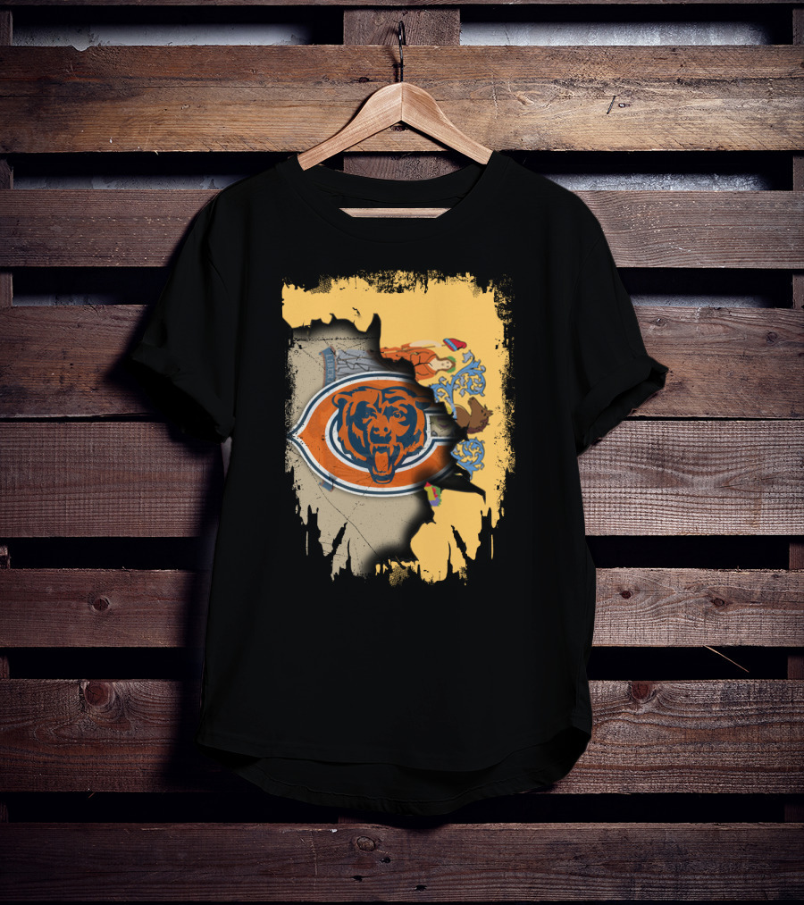 New Jersey Bears Emblem With State Map T-Shirt