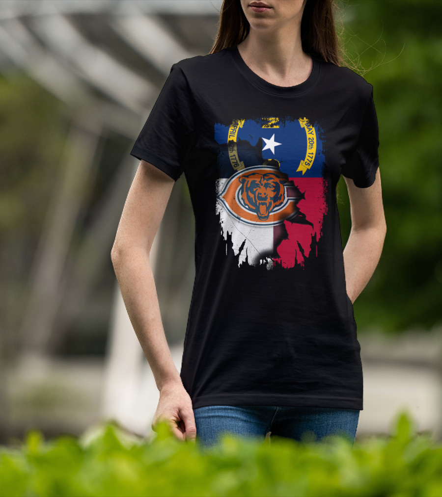 Together North Carolina Flag And Bears T-Shirt