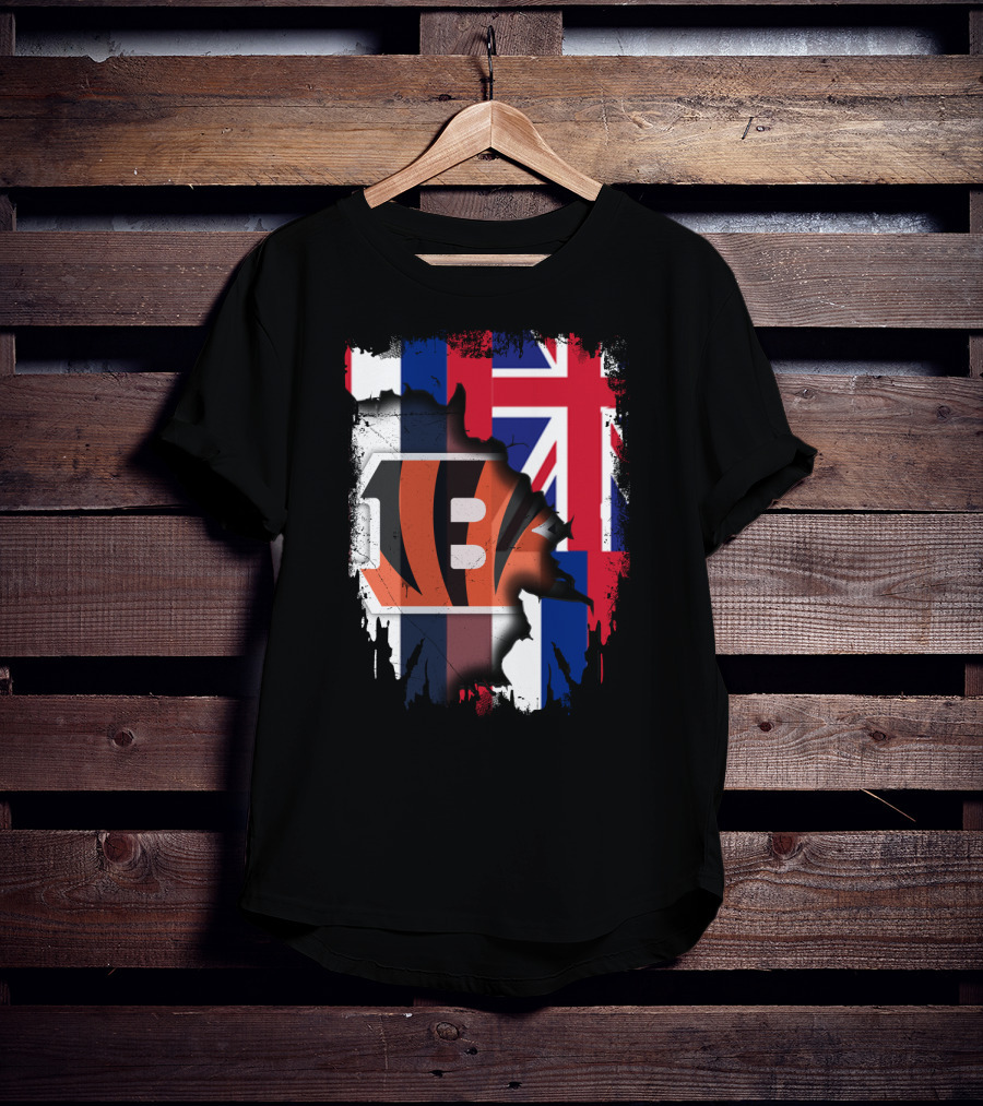 Together Hawaii Bengals Union Flag Fusion T-Shirt