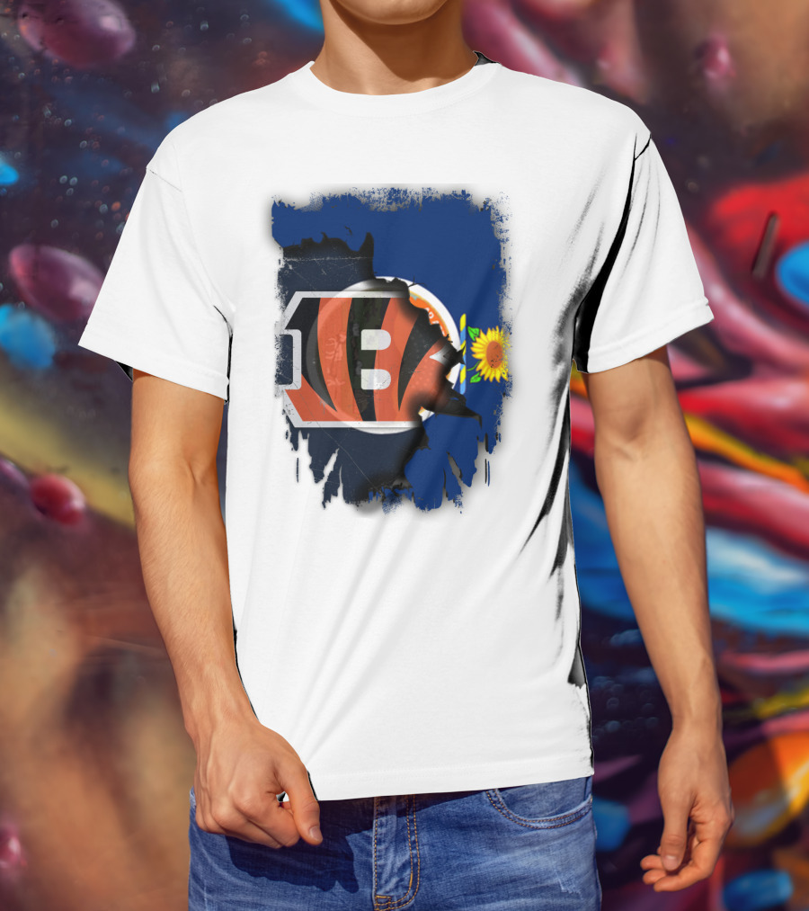 Kansas Bengals Sunflower Collaboration T-Shirt