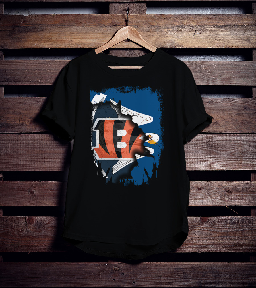 Together Louisiana Bengals Eagles Unity T-Shirt