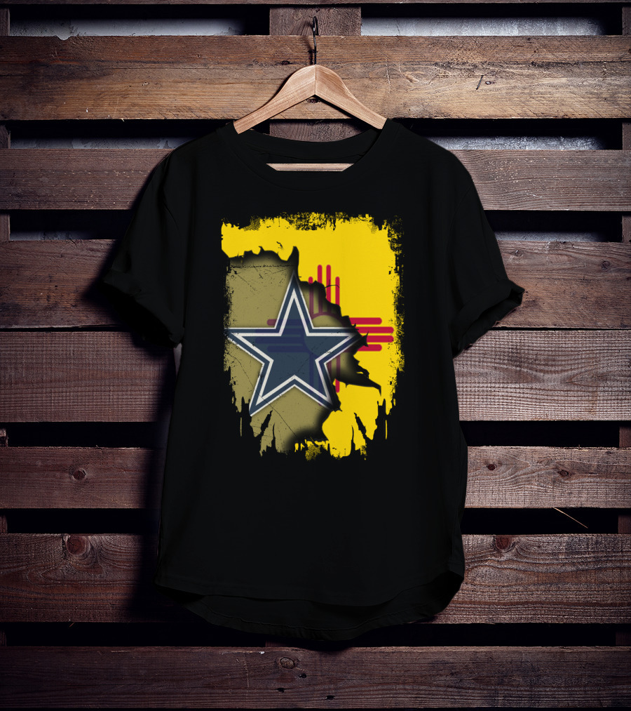 New Mexico Zia And Dallas Cowboys Star Fusion T-Shirt