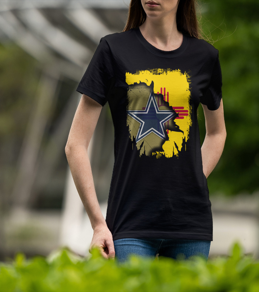 New Mexico Zia And Dallas Cowboys Star Fusion T-Shirt