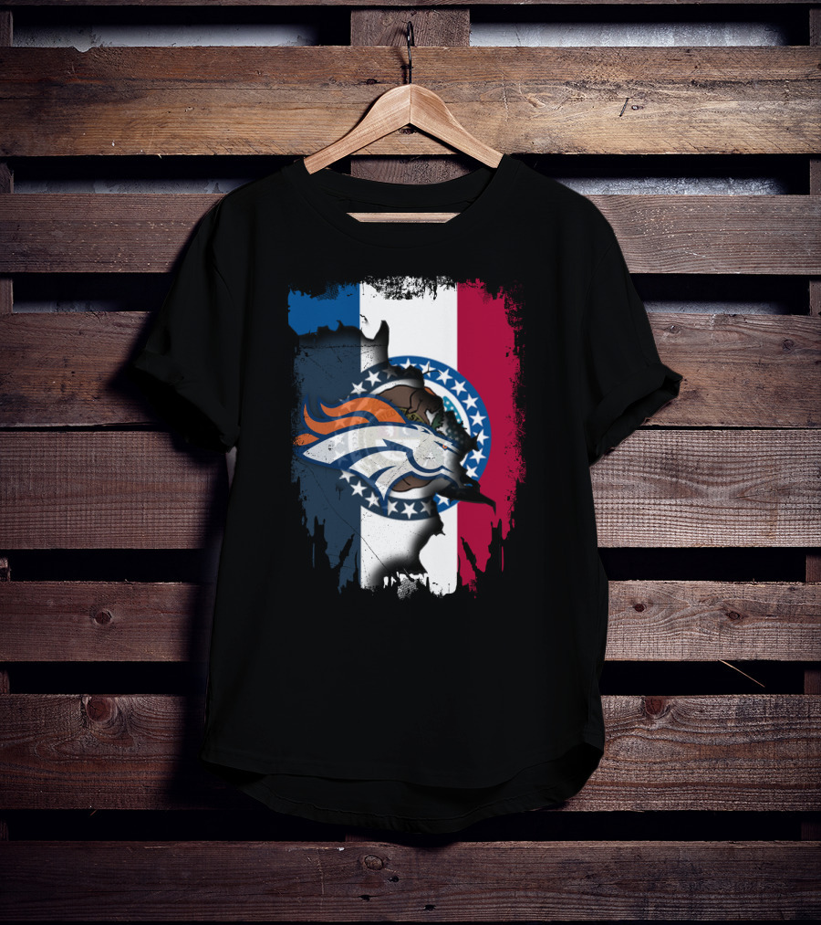 Together Missouri Broncos Flag Iconic T-Shirt