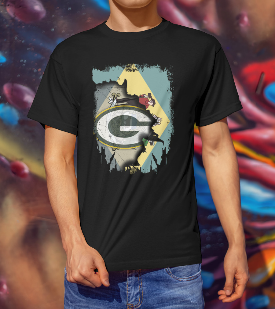 Green Bay Packers Delaware Heritage Fusion T-Shirt