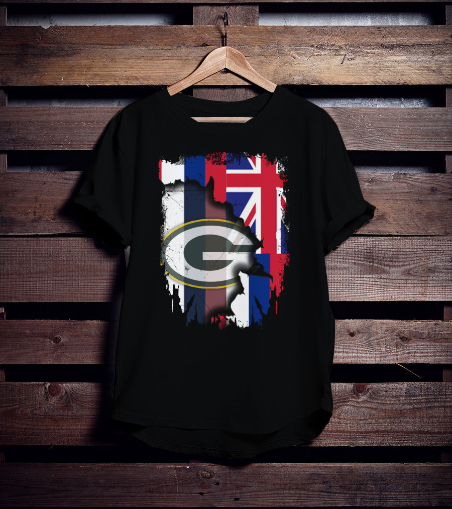 Together Hawaii With Packers G Logo Union Jack T-Shirt