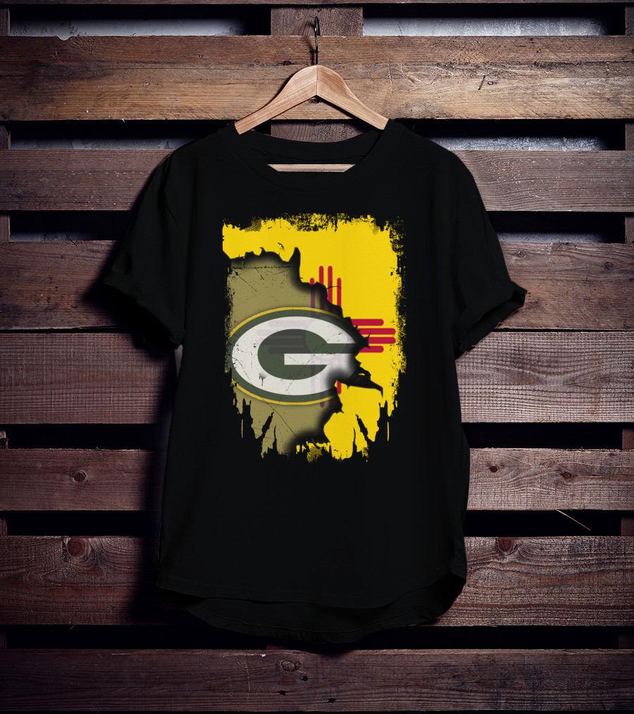 Green Bay Packers New Mexico State Zia Logo Integration T-Shirt