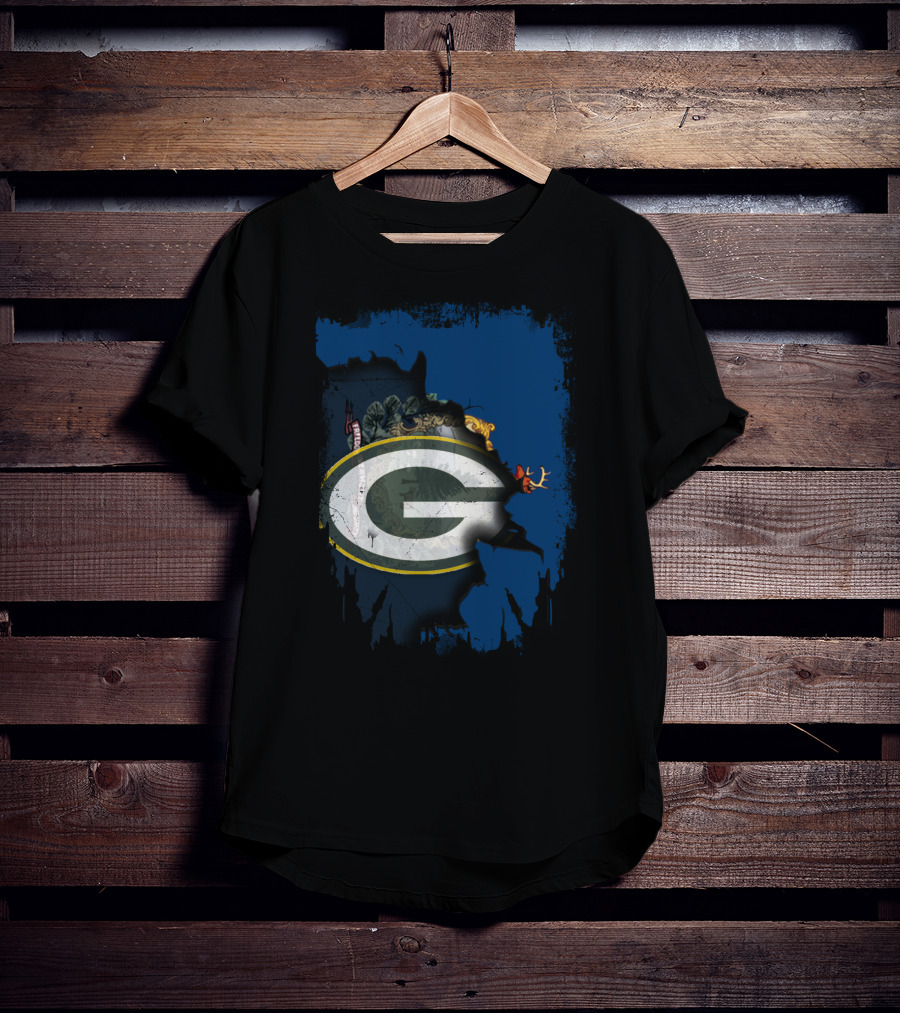 Together Vermont Green Bay Packers T-Shirt