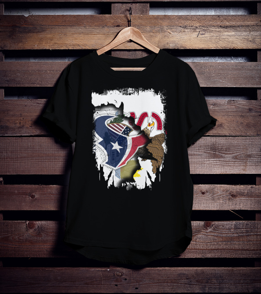 Together Illinois Texas Unity Emblem T-Shirt