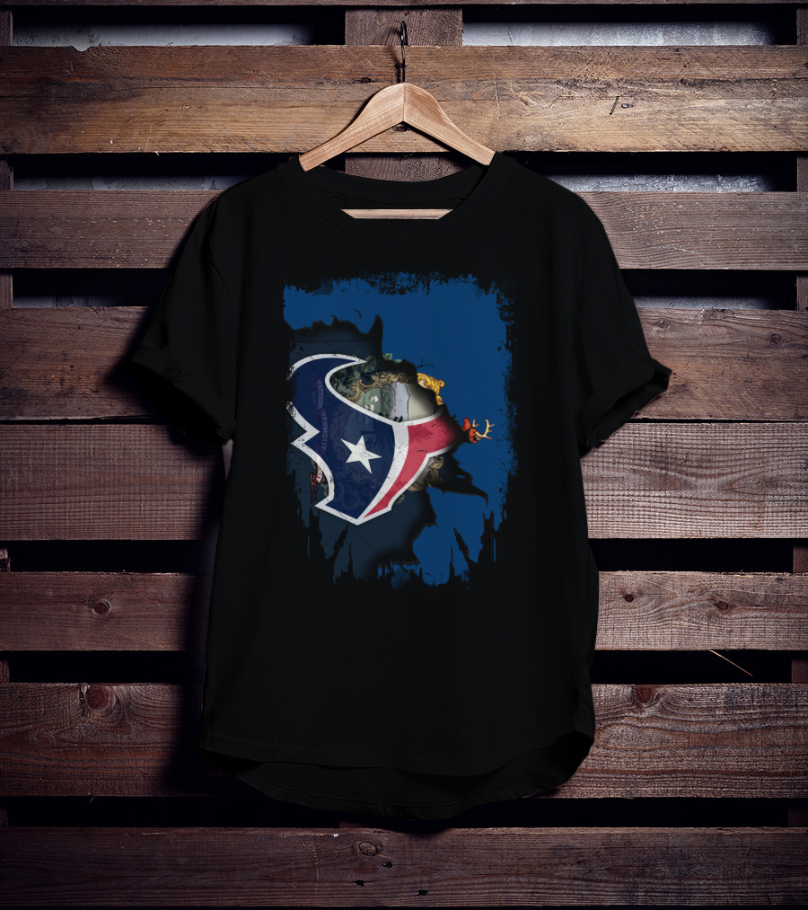 Together Vermont Texans Logo Fusion T-Shirt