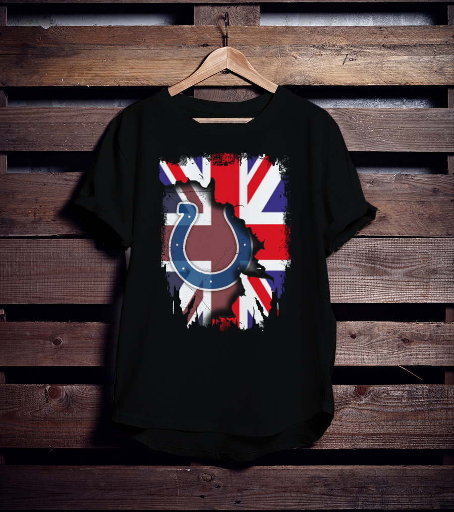 Together United Kingdom Colts Union Jack Horseshoe T-Shirt