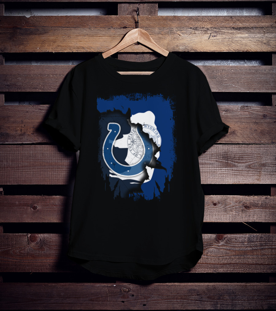 Together Wyoming The State With Colts T-Shirt