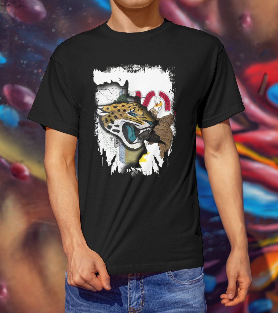 Together Illinois With Jaguars And State Flag T-Shirt