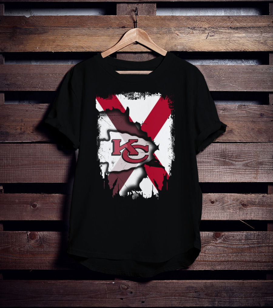 Together Alabama KC Chiefs Fusion Fan T-Shirt