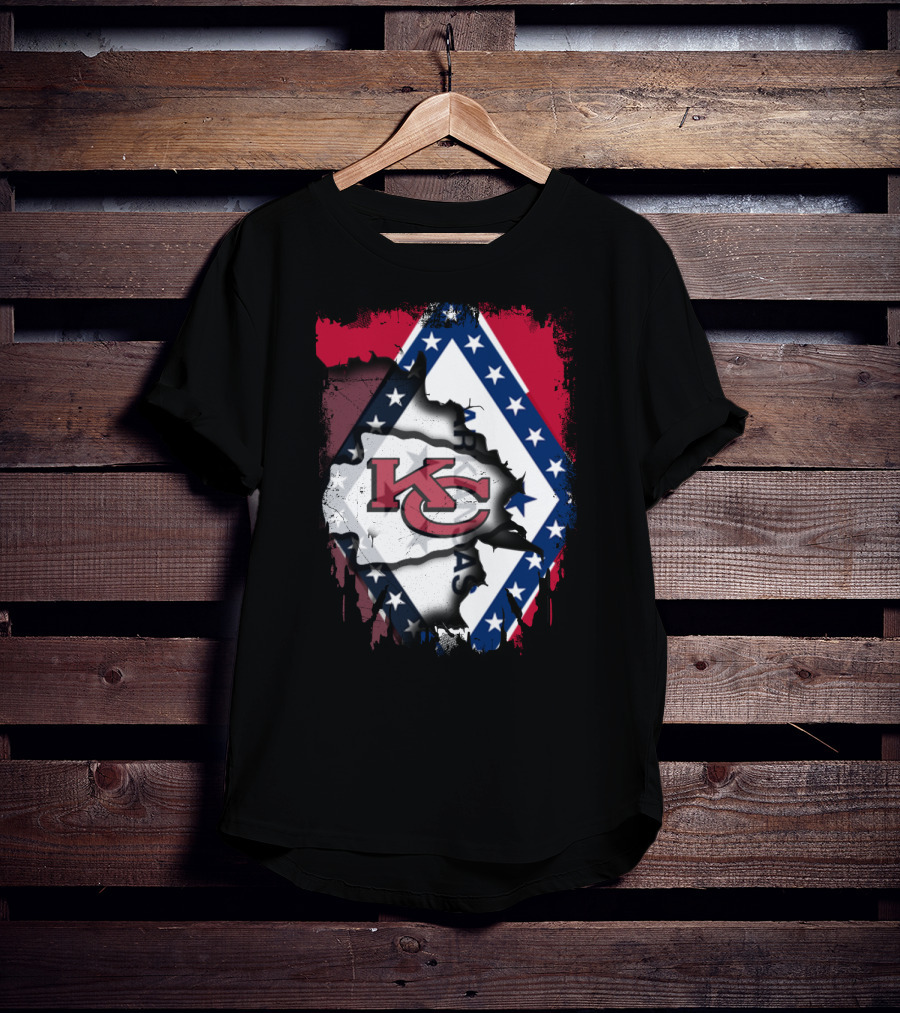 KC Chiefs Arkansas Flag Combo T-Shirt