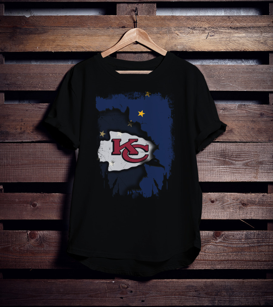 Together Alaska KC Chiefs Stars And Flag T-Shirt