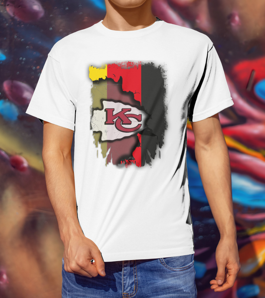 Germany Unity Kansas City Chiefs Flag Mashup T-Shirt