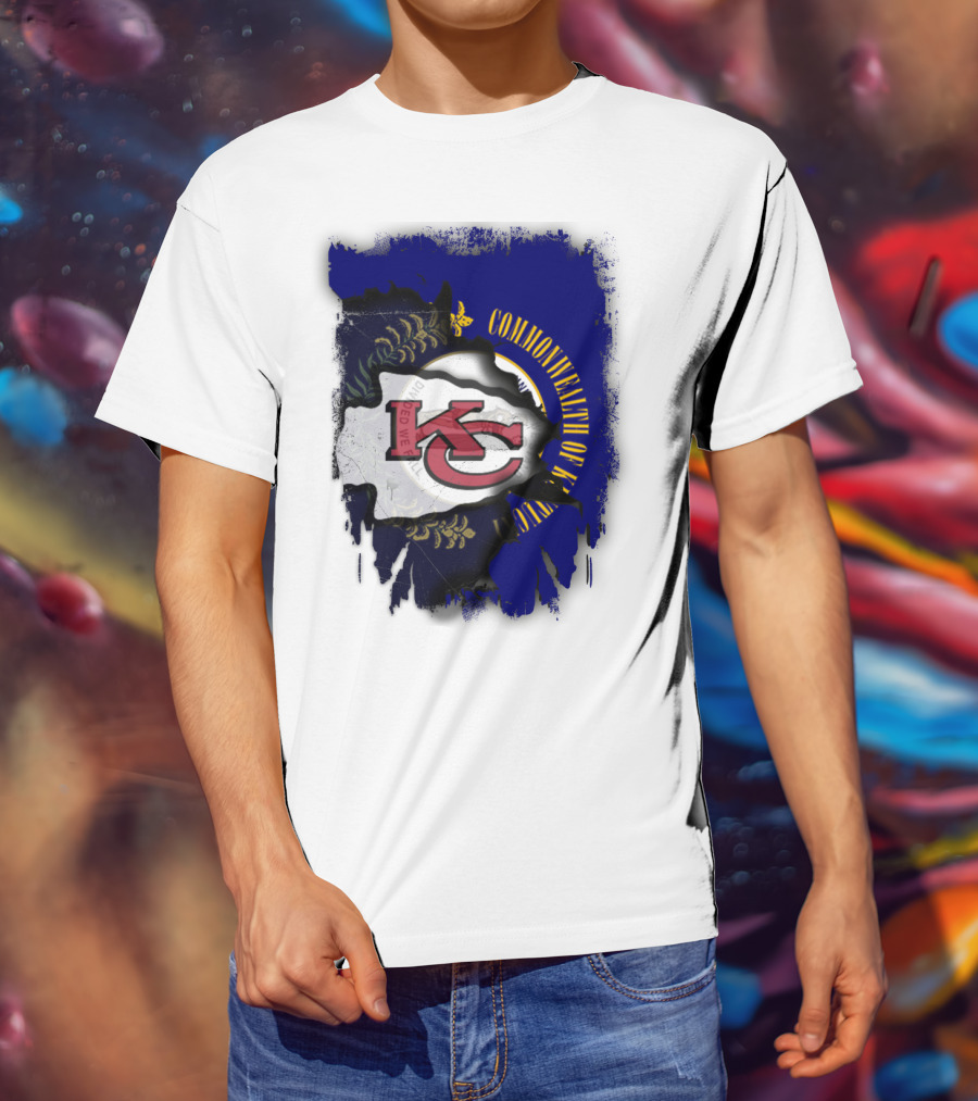 Kansas City Chiefs And Commonwealth Of Kentucky United T-Shirt