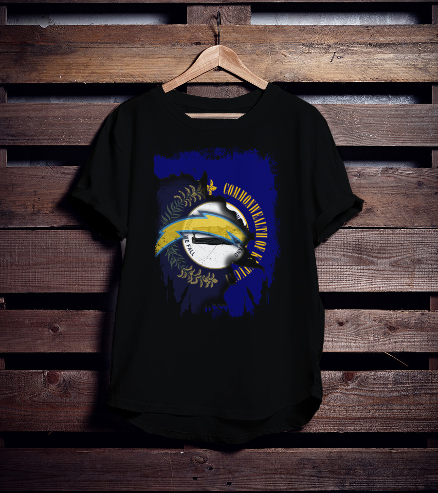 Commonwealth Of Kentucky Chargers United We Stand T-Shirt
