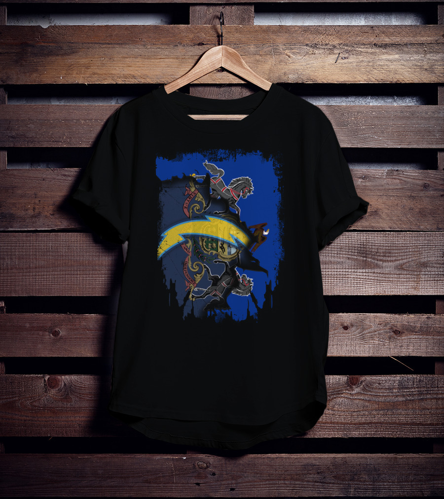 Together Pennsylvania State Coat Of Arms With Chargers T-Shirt