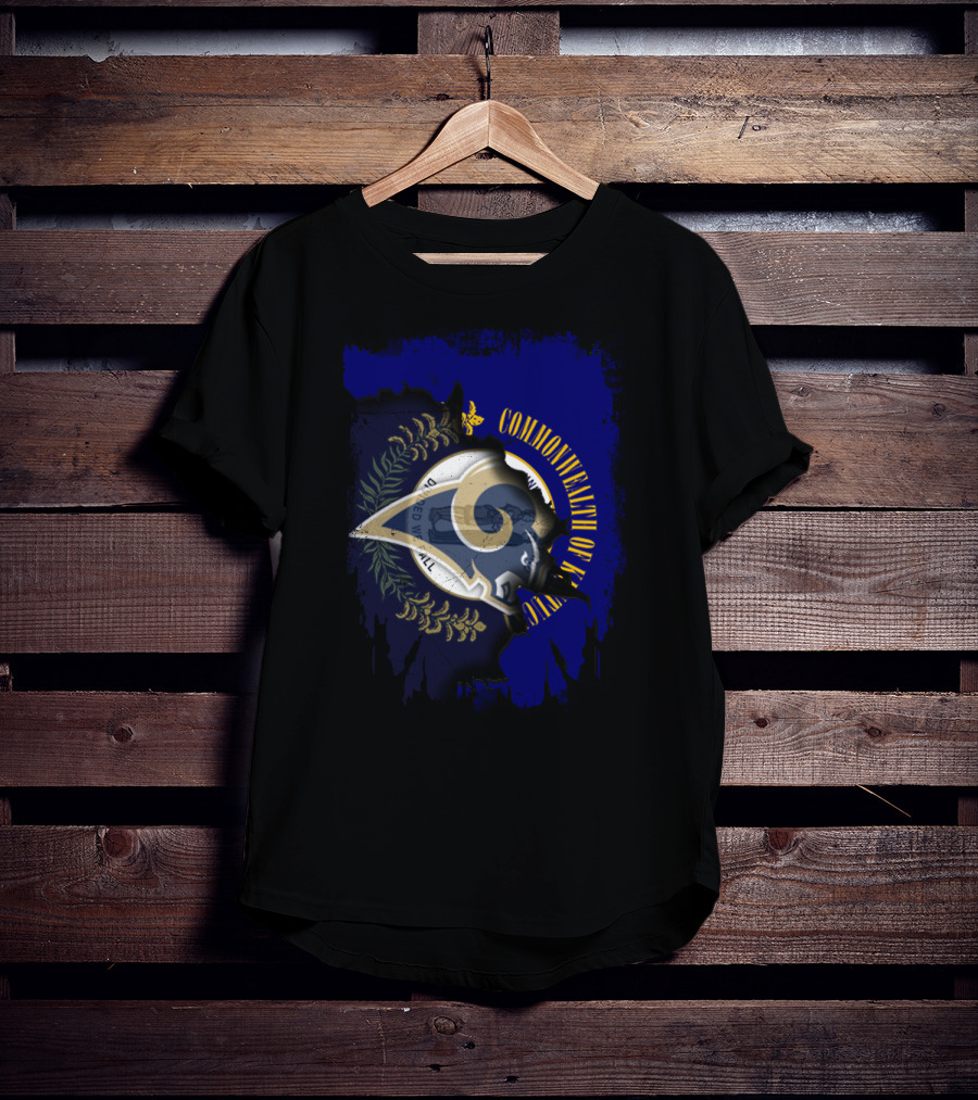 Commonwealth Of Kentucky Rams United Emblem T-Shirt