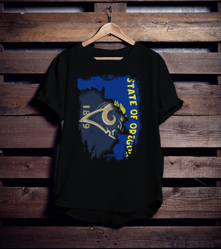 State Of Oregon 1890 Rams T-Shirt