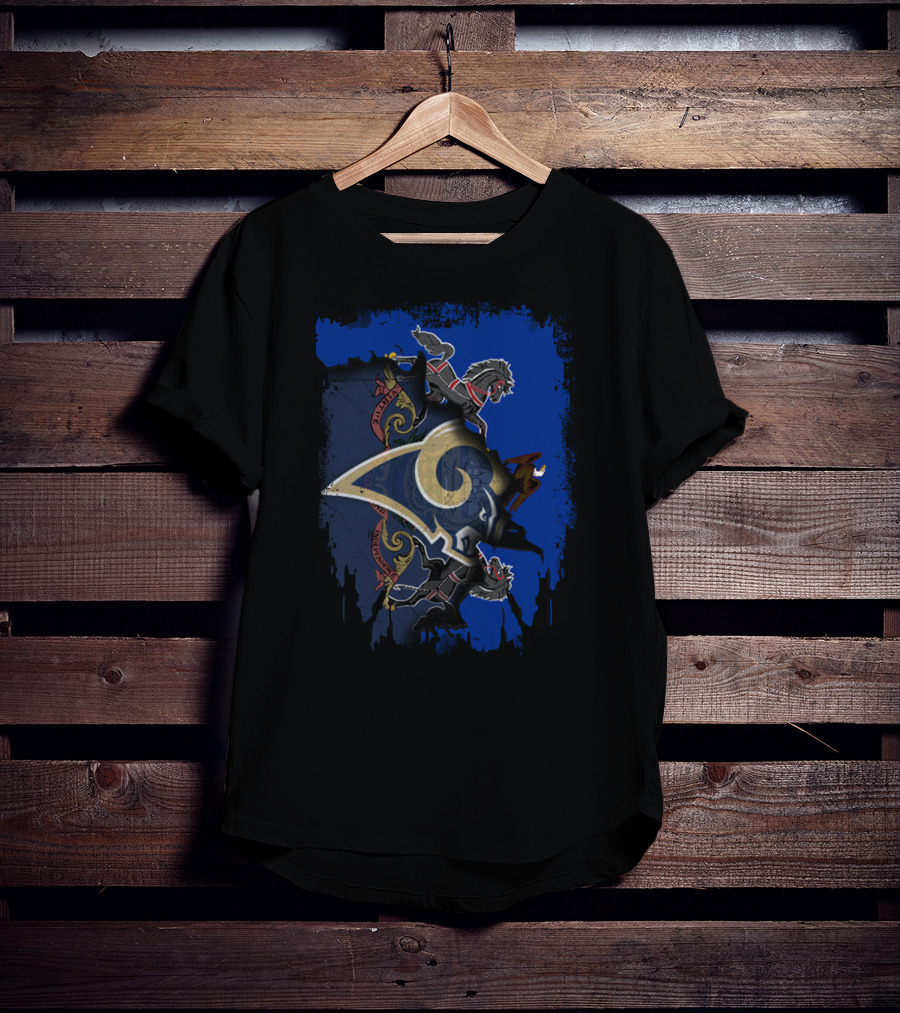 Pennsylvania Together With Rams Football Lions Crest T-Shirt